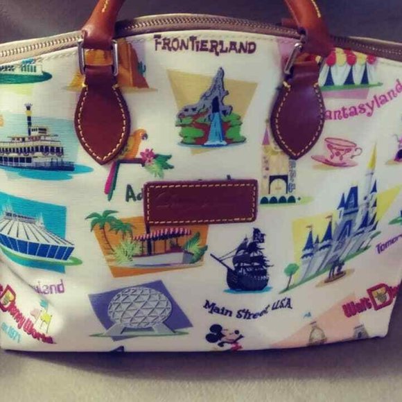 Dooney and Bourke Walt Disney World Retro Attractions Satchel